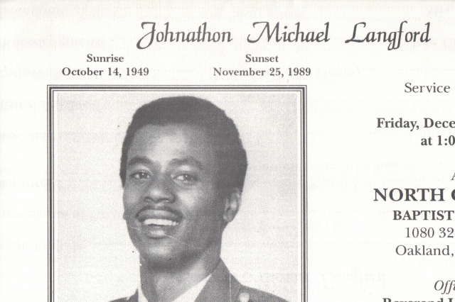 Johnathon Langford obituary