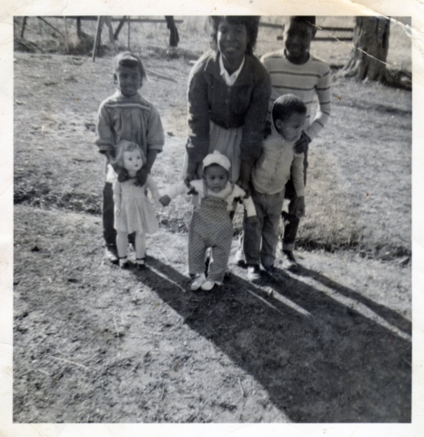 Eloise,Patricia,Kenneth(baby),Carl and Robbie  Stueart abt.1964  